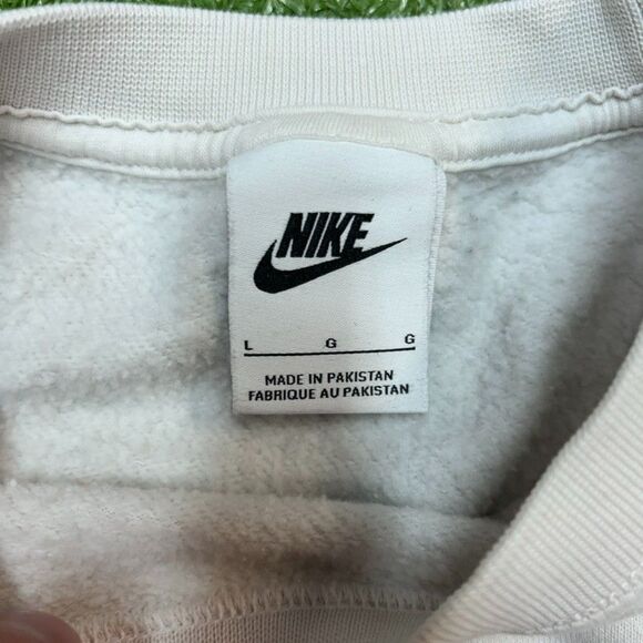 Nike Michigan State Spartans Cropped Crewneck Sweatshirt Womens Size Large White - Picture 5 of 5